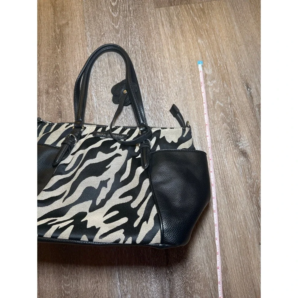 Dana Buchman Women's Zebra Print Handbag Purse